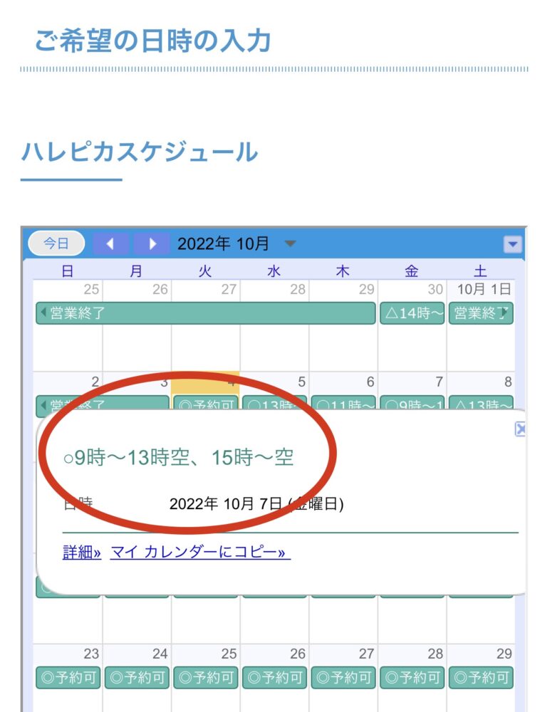予約フォーム6